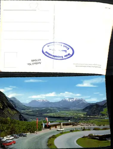 437048,Kanzelkehre Achenseestraße b. Maurach Blick geg. Unterinntal Bergkulisse
