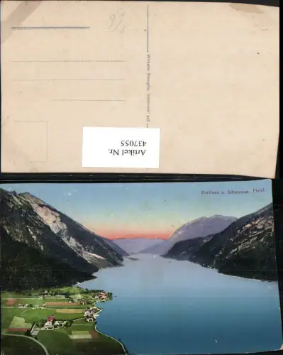 437055,Pertisau am Achensee Teilansicht See Bergkulisse pub Wilhelm Stempfle 667