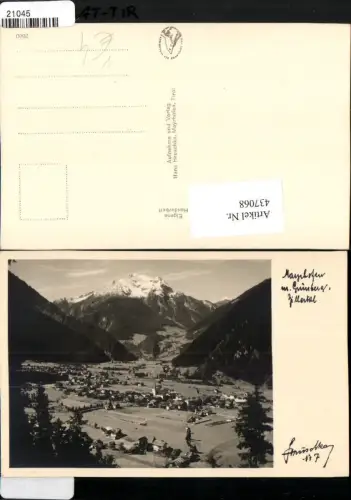 437068,Mayrhofen im Zillertal Totale m. Grünberg Bergkulisse pub Hans Hruschka 7