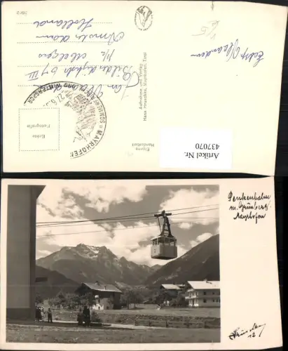 437070,Mayrhofen Penkenbahn Seilbahn m. Grünberg Bergkulisse pub Hans Hruschka 12