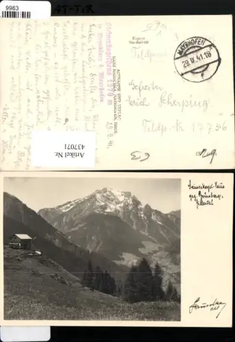 437071,Steinerkogel-Haus Berghütte b. Mayrhofen m. Grünberg Bergkulisse pub Hans Hruschka 268
