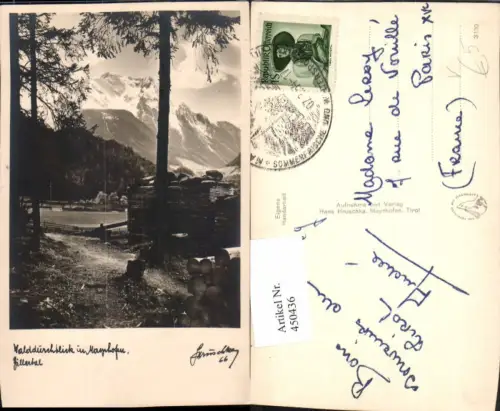 450436,Mayrhofen Walddruchblick Bergkulisse pub Hans Hruschka 66