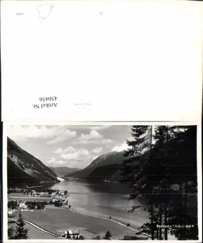 450456,Pertisau am Achensee Teilansicht See Bergkulisse