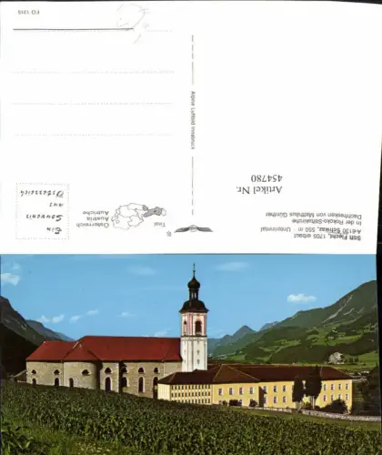 454780,Schwaz Stift Fiecht Bergkulisse pub Alpine Luftbild 1315
