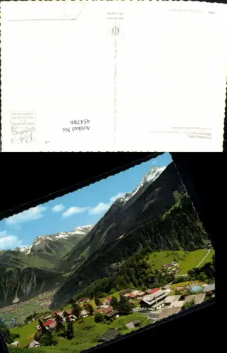 454786,Finkenberg Totale geg. Mayrhofen m. Brandbergkolm Bergkulisse