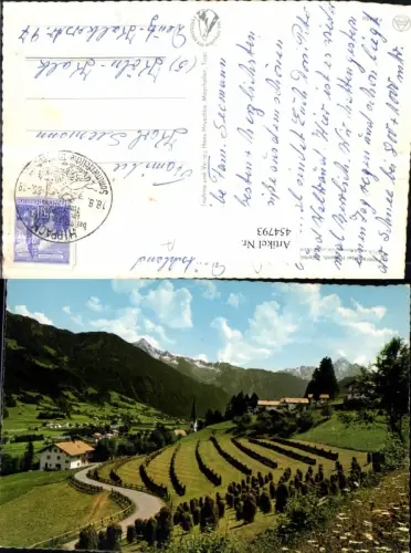 454793,Hippach im Zillertal Totale m. Ahornspitze Bergkulisse