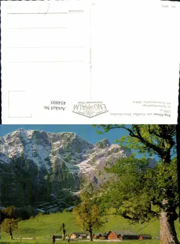 454805,Eng-Almen am Großen Ahornboden Bergkulisse