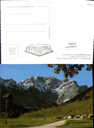 454806,Eng-Almen am Großen Ahornboden Bergkulisse