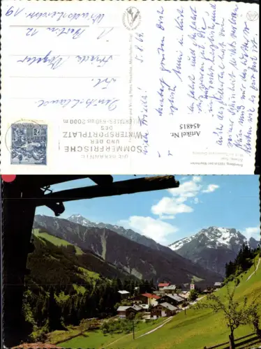 454815,Brandberg b. Mayrhofen Totale geg. Tristner Bergkulisse