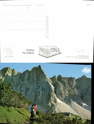 454822,Falkenhütte Berghütte b. Hinterriß Bergkulisse