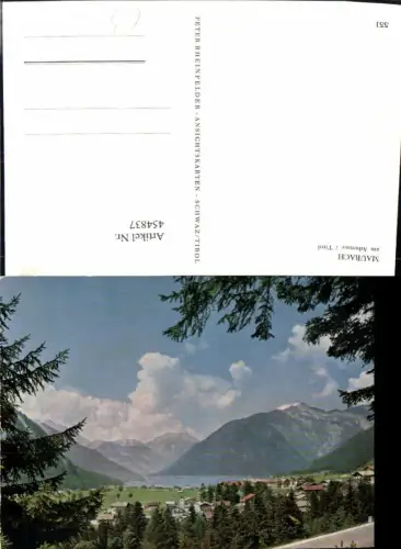 454837,Maurach am Achensee Totale Bergkulisse