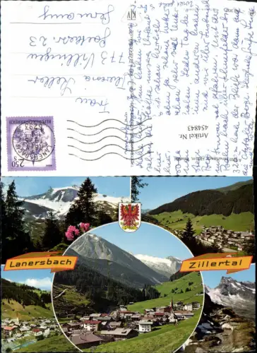 454843,Lanersbach Totale Bergkulisse Mehrbildkarte