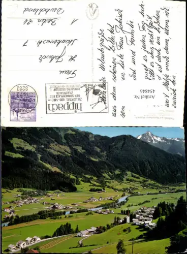 454846,Ramsberg Hippach Totale m. Ahornspitze Bergkulisse