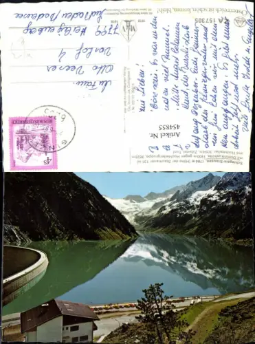 454855,Schlegeis-Stausee b. Finkenberg Talsperre Bergkulisse