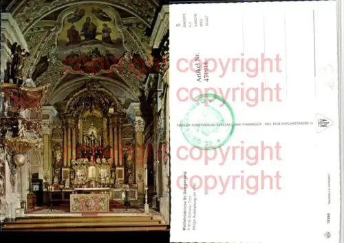 471916,Schwaz Wallfahrtskirche St. Georgenberg Innenansicht