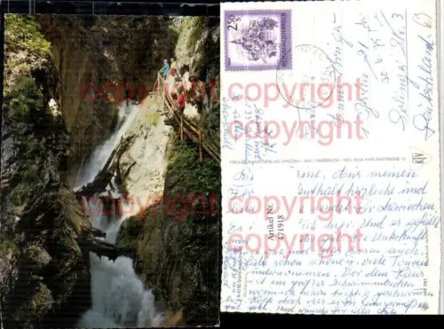 471918,Stans b. Schwaz Wolfsklamm Klamm Wasserfall