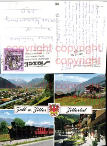 471929,Zell am Ziller Totale Zillertalbahn Grindlalm Mehrbildkarte