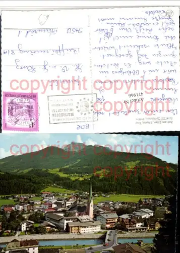 471966,Zell am Ziller Totale geg. Gerlosstein Bergkulisse