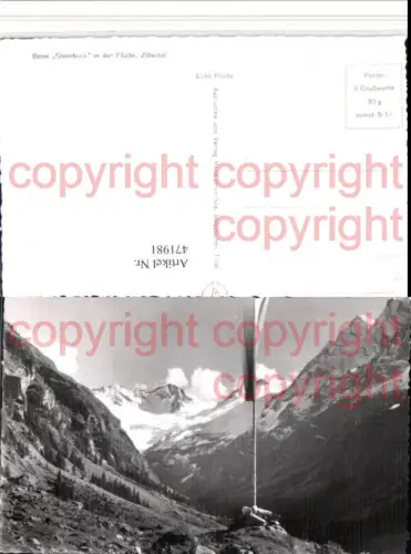 471981,Beim Steinbock in der Floite b. Mayrhofen Bergkulisse