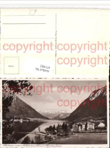 471982,Pertisau am Achensee Fürstenhaus Bergkulisse