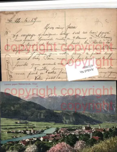 471986,Schwaz Totale geg. Stanserjoch Bergkulisse