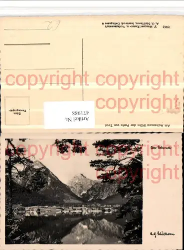 471988,Achensee See m. Pertisau Totale Bergkulisse