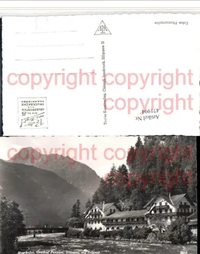 471994,Mayrhofen Gasthof Pension m. Tristner Bergkulisse