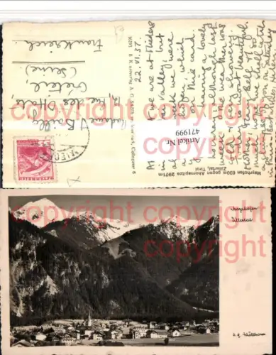 471999,Mayrhofen Totale geg. Ahornspitze Bergkulisse