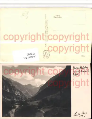 472002,Blick v. Klaushof b. Brandberg in den Zillergrund Bergkulisse pub Hruschka 309