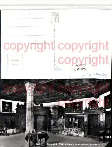 472006,Schloss Tratzberg b. Jenbach Königinzimmer Innenansicht