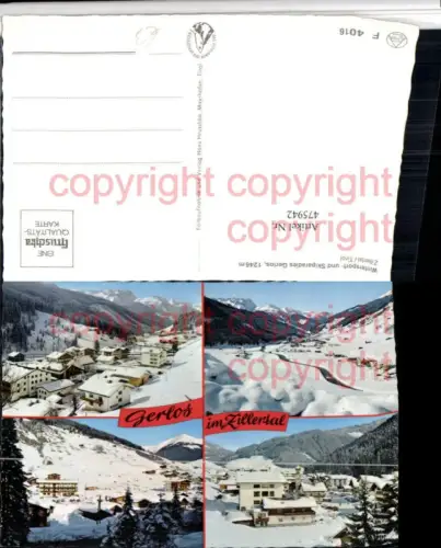475942,Gerlos im Zillertal Totale Winterbilder Mehrbildkarte