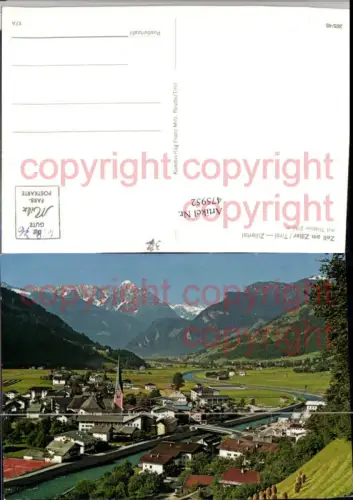 475952,Zell am Ziller Totale m. Tristner Bergkulisse