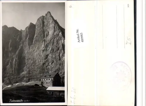 489983,Falkenhütte Berghütte b. Hinterriß Bergkulisse