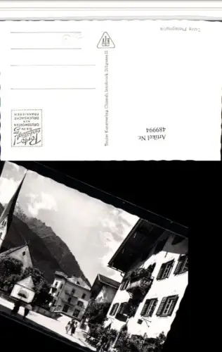 489994,Mayrhofen Straßenansicht Kirche Bergkulisse