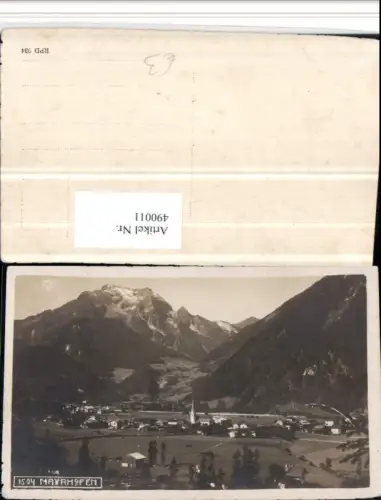 490011,Mayrhofen Totale Bergkulisse