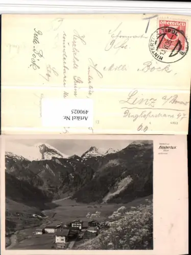 490025,Hintertux Totale Bergkulisse pub Foto Seeböck Nachgebühr Stempel