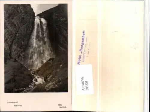 503331,Hintertux Schleierfall Wasserfall pub Foto Seeböck