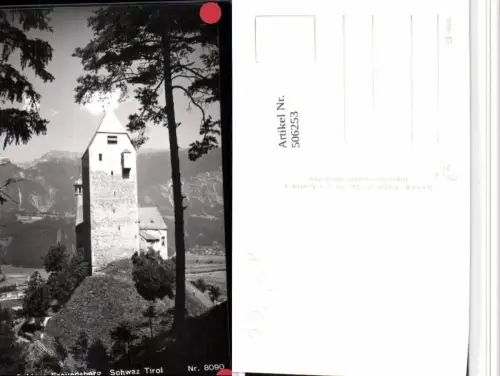 506253,Schwaz Schloss Freundsberg Turm Bergkulisse