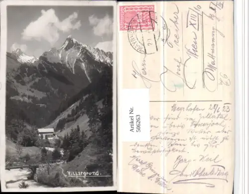 506263,Zillergrund b. Mayrhofen Bergkulisse