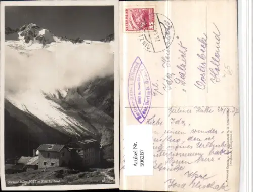 506267,Berliner-Hütte Berghütte b. Mayrhofen Bergkulisse