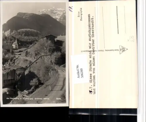 506280,Bei Finkenberg im Tuxertal Kapelle geg. Grünberg Bergkulisse