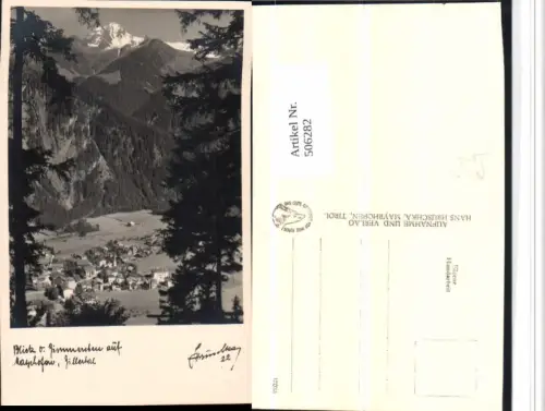 506282,Blick v. Zimmereben auf Mayrhofen Totale Bergkulisse pub Hruschka 22
