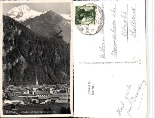 506285,Mayrhofen Totale m. Ahornspitze Bergkulisse