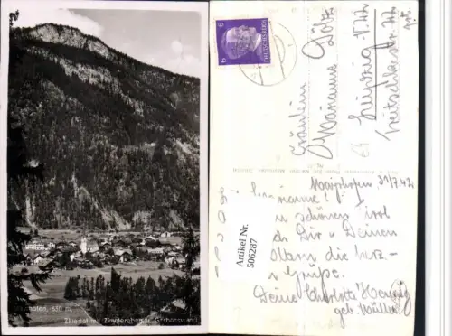 506287,Mayrhofen Totale m. Zimmereben u. Gschösswand