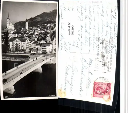 506290,Schwaz Teilansicht Brücke