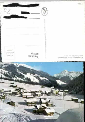506339,Vorder-Lanersbach Teilansicht geg. Penken Bergkulisse Winterbild