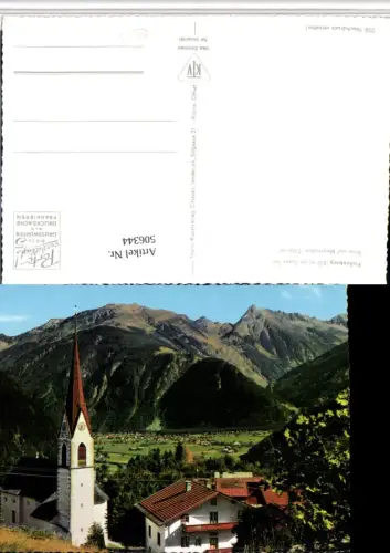 506344,Finkenberg Kirche m. Blick auf Mayrhofen Bergkulisse