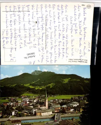 506345,Zell am Ziller Totale m. Gerlosstein Bergkulisse