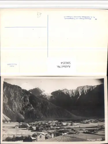 506354,Mayrhofen Totale m. Ahornspitze Bergkulisse