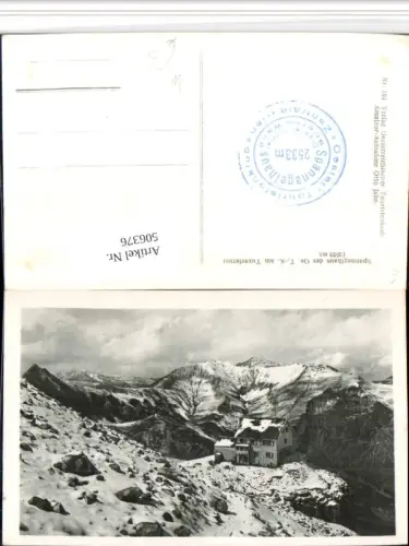 506376,Spannaglhaus Berghütte b. Tux Bergkulisse